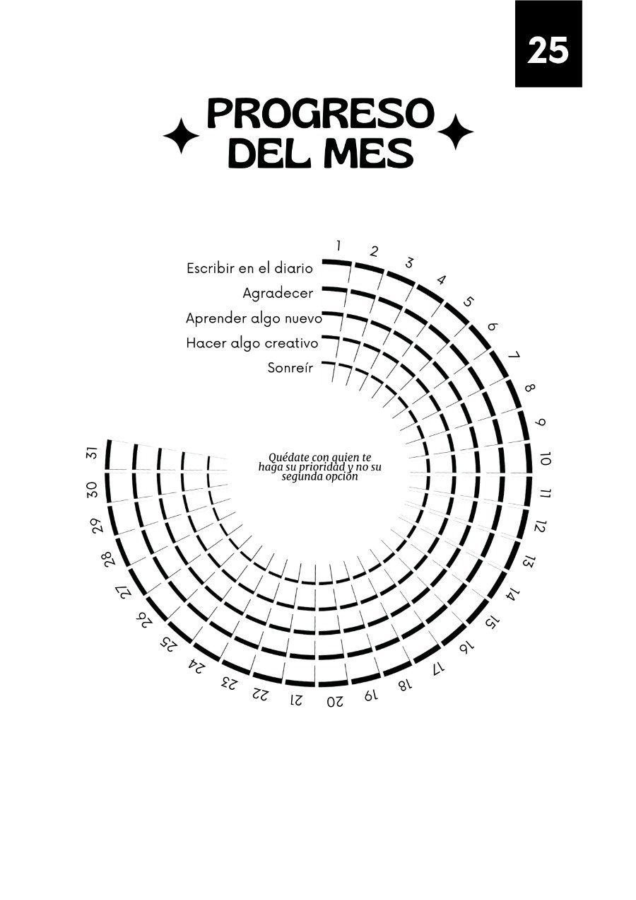 Mockup del diario y plantillas