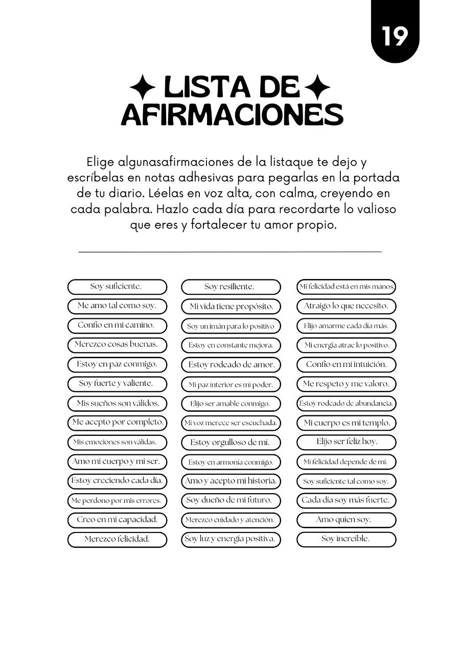 Mockup del diario y plantillas